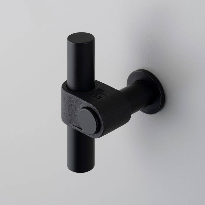 Solid Metal T-Bar with Brass EPL Finish and Hand Polished Knuckle