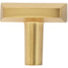 Elements William 1-1/4" Length Square Knob
