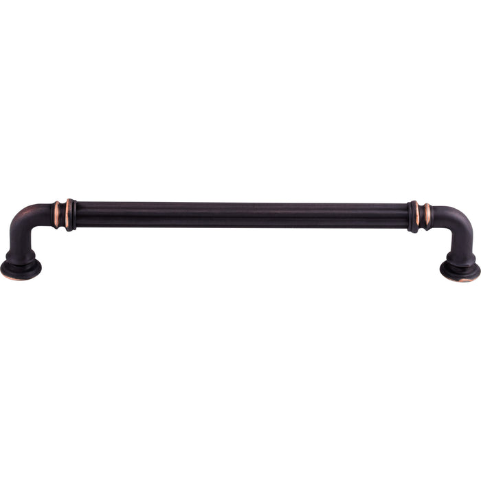 Top Knobs Reeded 7" Center to Center Bar Pull