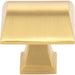 Jeffrey Alexander Roman 1-1/4" Length Square Knob