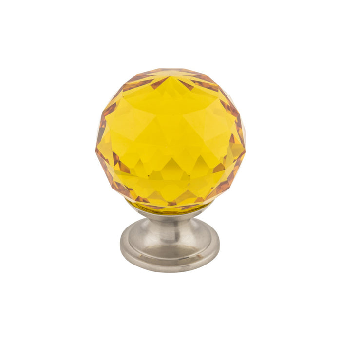 Top Knobs Amber Crystal 1 3/8" Diameter Round Knob