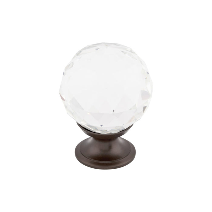 Top Knobs Clear Crystal 1 3/8" Diameter Round Knob
