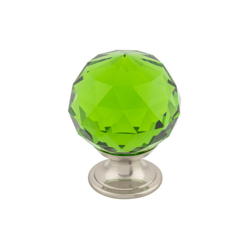 Top Knobs Green Crystal 1 3/8" Diameter Round Knob
