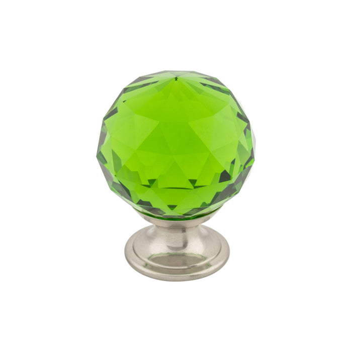 Top Knobs Green Crystal 1 3/8" Diameter Round Knob