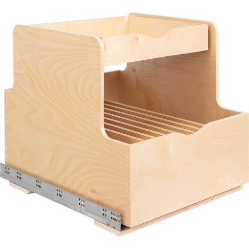 Hardware Resources 21" Wood Double Drawer Cookware Rollout