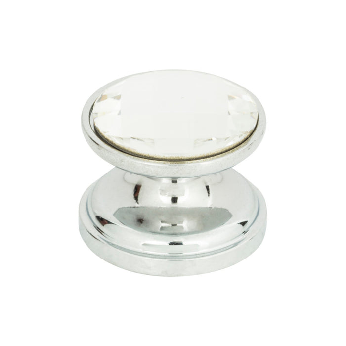 Atlas Crystal 7/8" Diameter Round Knob