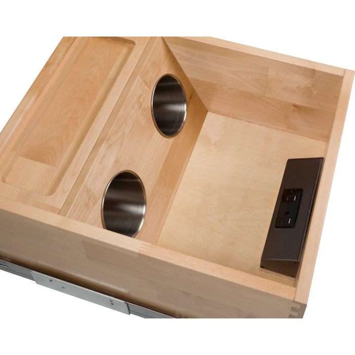 Hardware Resources 15" Powered Vanity Drawer