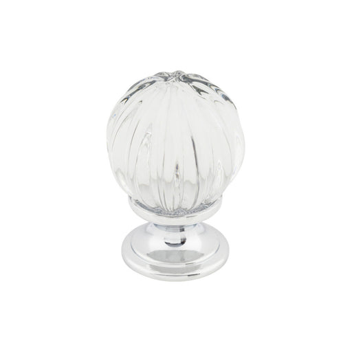 Top Knobs Clear Melon Crystal 1 1/8" Diameter Round Knob