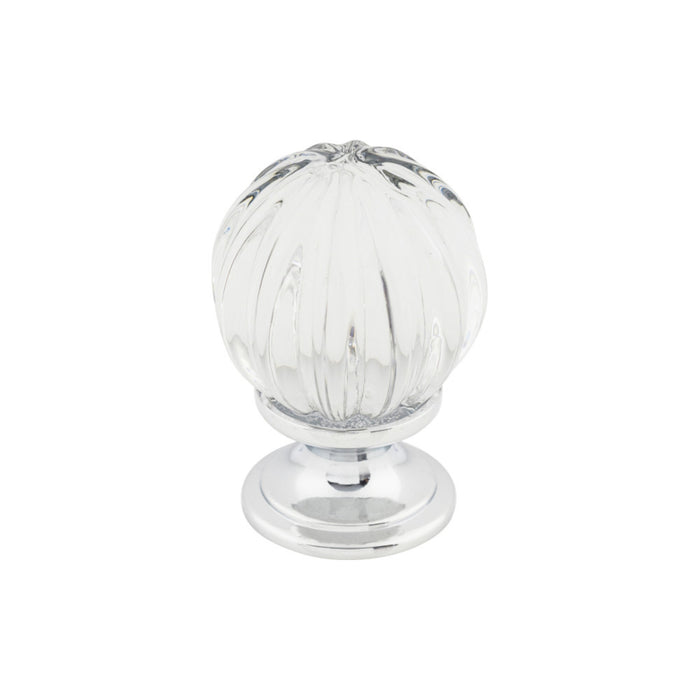 Top Knobs Clear Melon Crystal 1 1/8" Diameter Round Knob