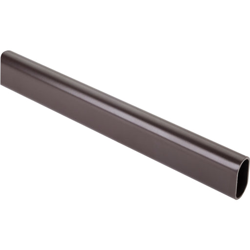 Dark Bronze 19/x Oval Aluminum Closet Rods