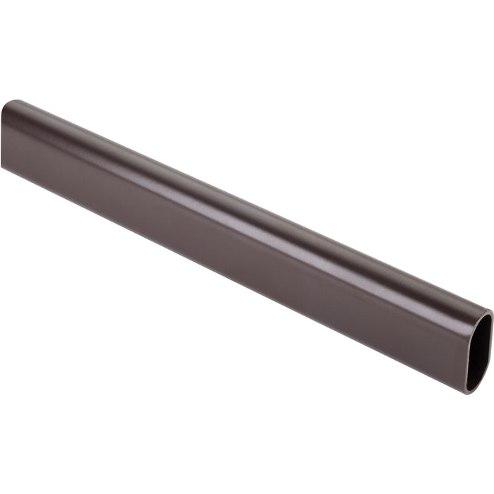 Dark Bronze 19/x Oval Aluminum Closet Rods