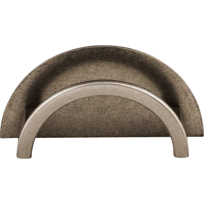 Top Knobs Half Circle Open 3 1/2" Center to Center Finger Pull