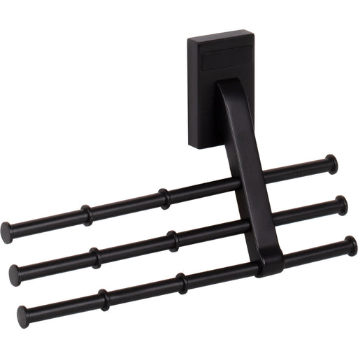 Hardware Resources Matte Black Tri-Level Tie Organizer
