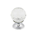 Top Knobs Clear Crystal 1 1/8" Diameter Round Knob