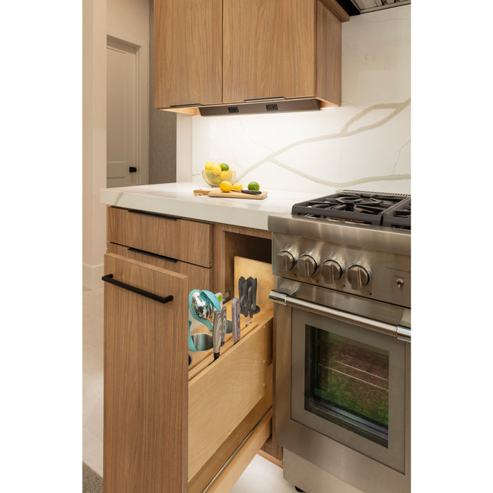 Hardware Resources 8" "No Wiggle" Magnetic Knife Organizer Soft-close Pullout