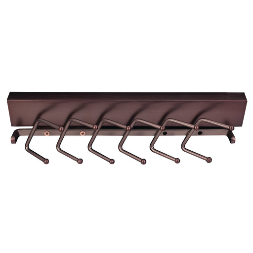 Hardware Resources Brushed Oil Rubbed Bronze 12" Sliding Tie Rack