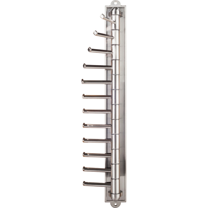 Hardware Resources Satin Nickel 12-Hook Cascading Tie Organizer