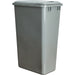 Hardware Resources Grey 50 Quart Plastic Waste Container Lid