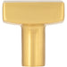 Jeffrey Alexander Dominique 1-1/8" Length Square Knob