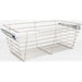 Hardware Resources Satin Nickel Closet Pullout Basket with Slides 16"D x 23"W x 11"H