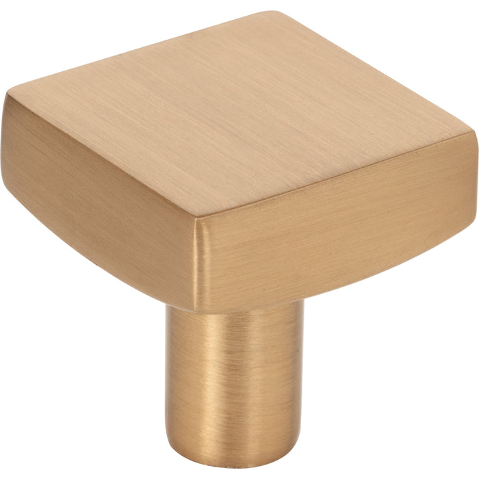 Jeffrey Alexander Dominique 1-1/8" Length Square Knob