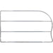 Hardware Resources 12" Polished Chrome Metal Wire Tray Divider