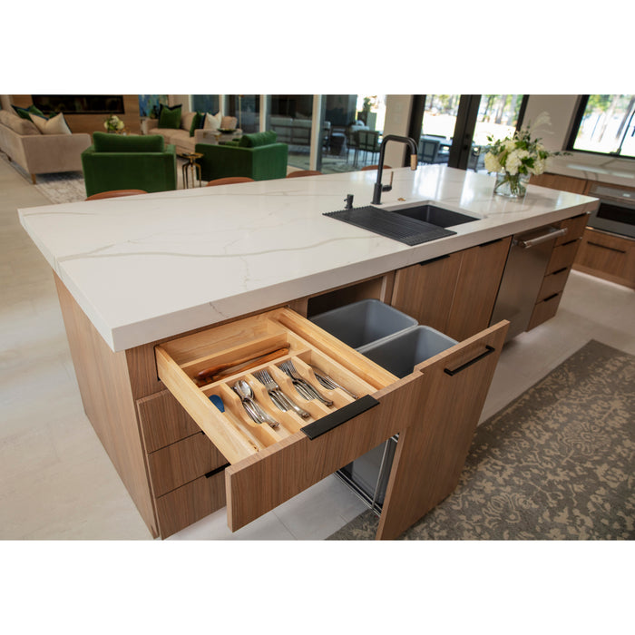 Hardware Resources 8" "No Wiggle" Soft-close Tray Divider Pullout