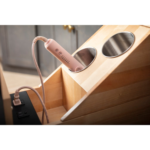 Hardware Resources 8" "No Wiggle" Powered Vanity Pullout for 12" Standard Full Height Base Cabinet