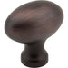 Jeffrey Alexander Lyon 1-9/16" Length Oval Knob