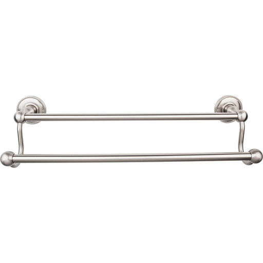 Top Knobs Edwardian Bath Towel Bar Double - Beaded Bplate