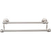 Top Knobs Edwardian Bath Towel Bar Double - Beaded Bplate