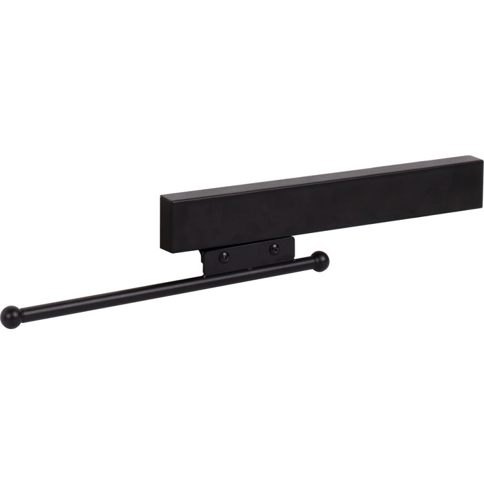 Hardware Resources Matte Black 12" Sliding Valet Rod
