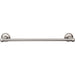Top Knobs Edwardian Bath Towel Bar Single - Ribbon Bplate