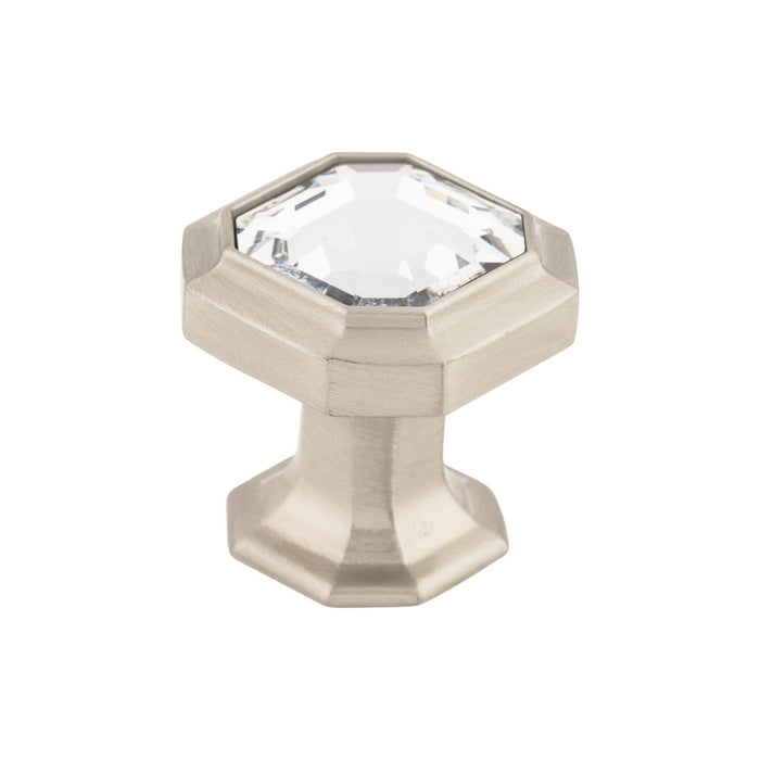 Top Knobs Crystal Emerald 1 1/8" Length Square Knob