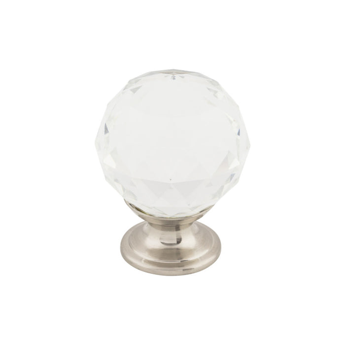 Top Knobs Clear Crystal 1 3/8" Diameter Round Knob