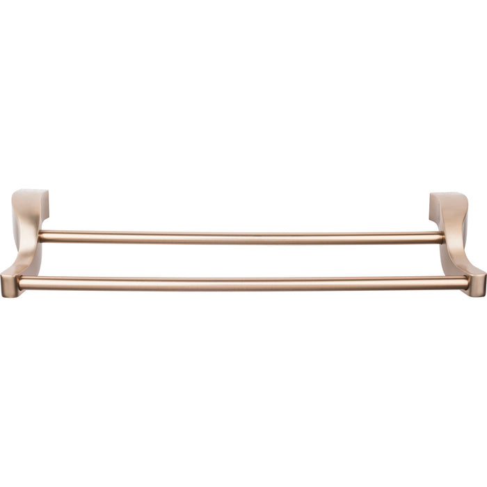 Top Knobs Aqua Double 25 1/4" Wall Mounted  Towel Bar