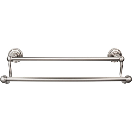 Top Knobs Edwardian Bath Towel Bar Double - Rope Bplate