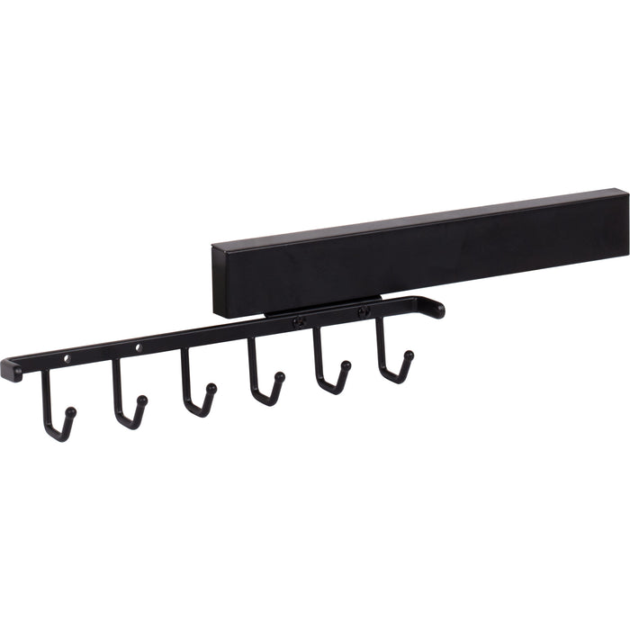 Hardware Resources Matte Black 12" Belt Rack