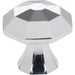 Jeffrey Alexander Wheeler 1-1/4" Length Geometric Knob