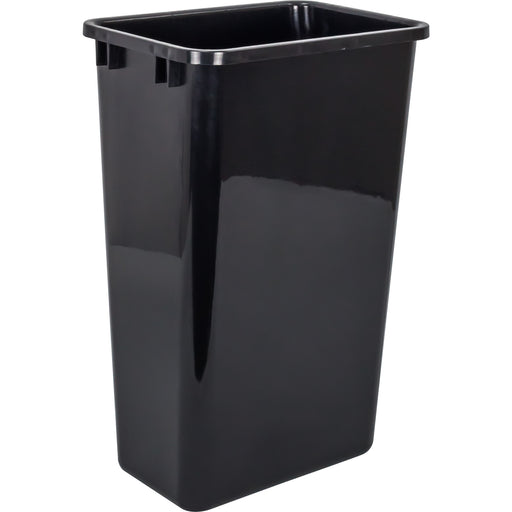 Hardware Resources Black 50 Quart Plastic Waste Container