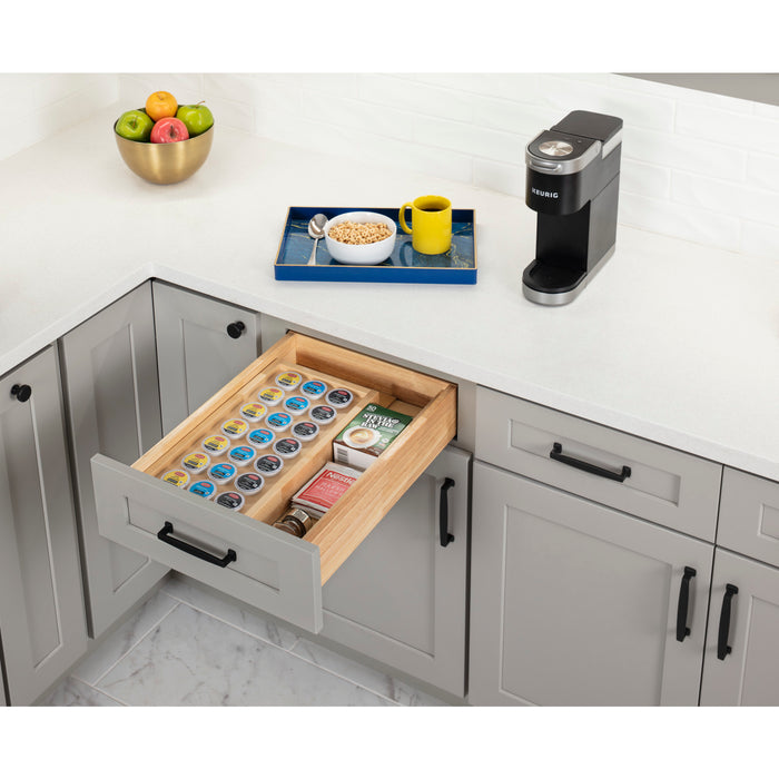 Hardware Resources 9"- 14" Adjustable Coffee Pod Drawer Insert